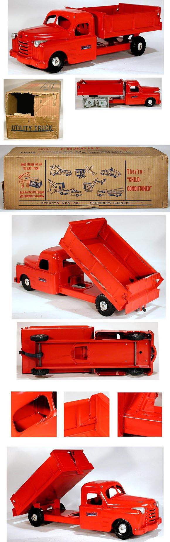  1951 Structo, No. 500 Dumping Utility Truck in Original Box